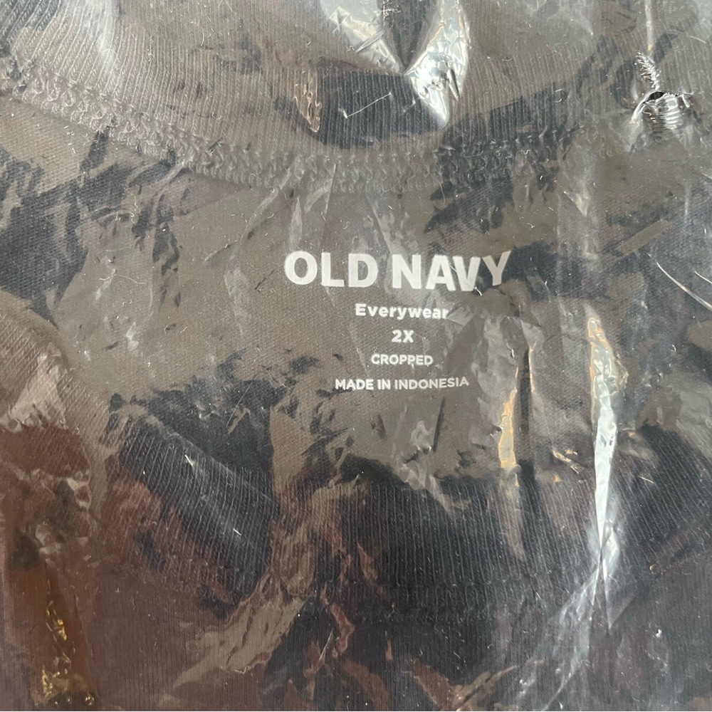 🆕 RESERVED EB Old Navy Women's EveryWear Crop Cropped Short Sleeve T-Shirt 2X - Picture 10 of 15